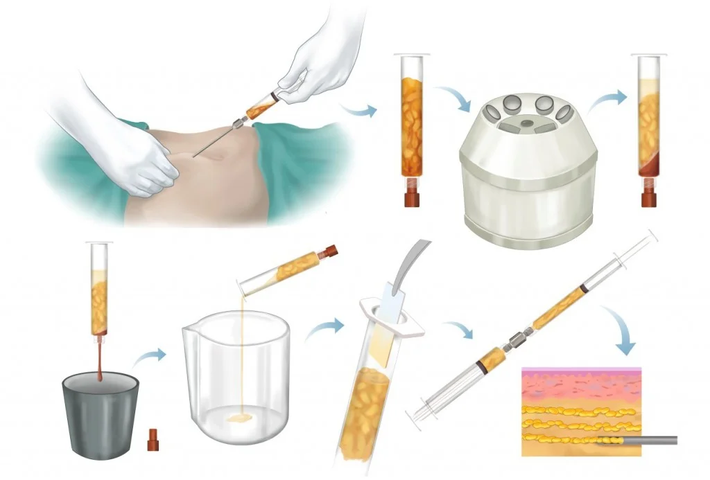 Инъекция жира и стволовых клеток в ногу Инъекция жира и стволовых клеток в ногу