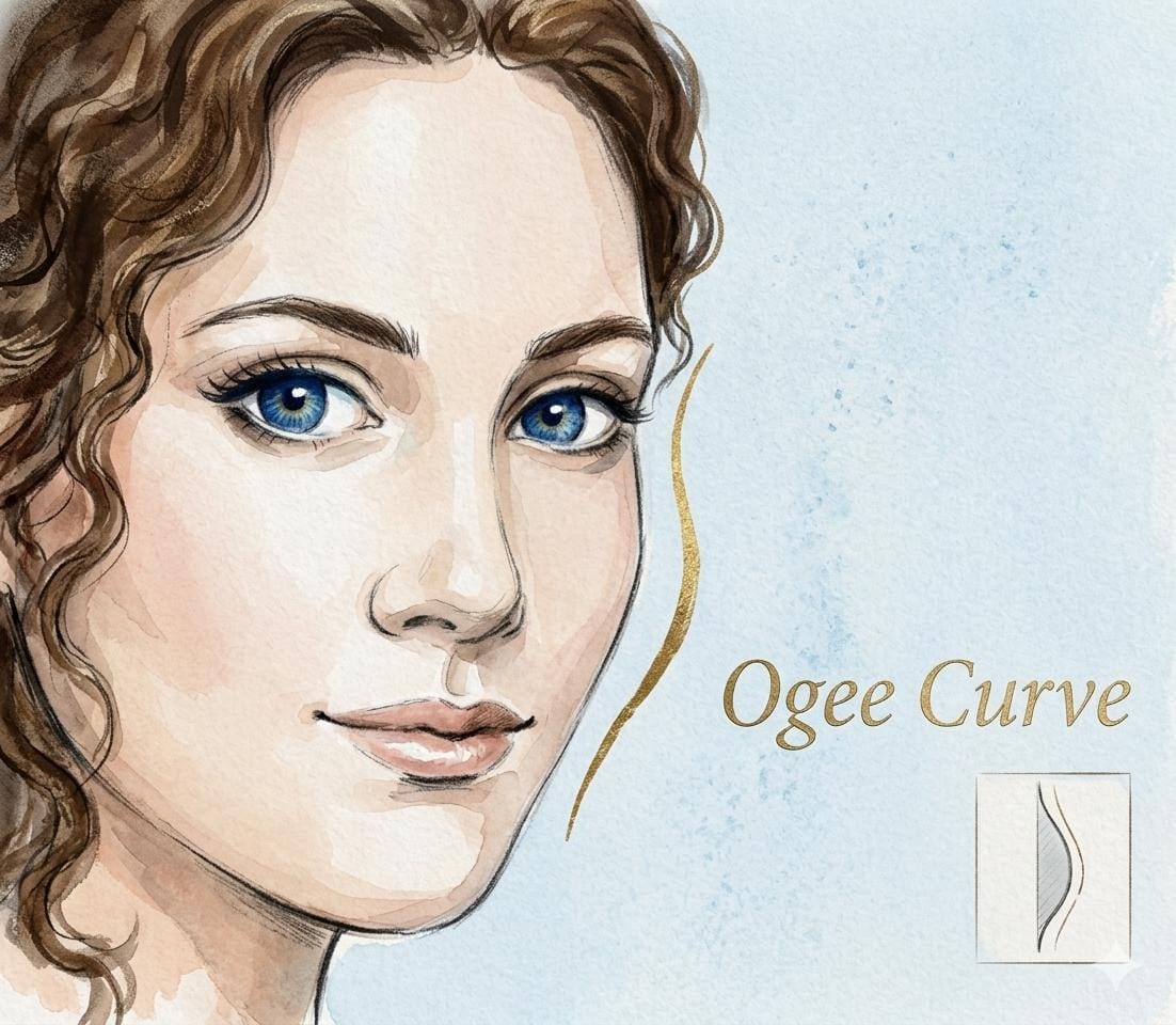 Yüz Estetiğinde Ogee Eğrisi ve Çapraz Profil Güzelliği